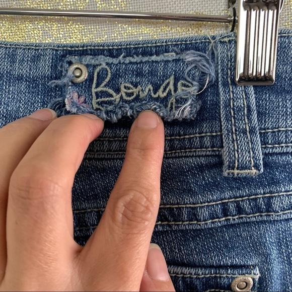 BONGO Medium Blue Wash Women’s Capris Jeans Size 7 - Picture 7 of 12